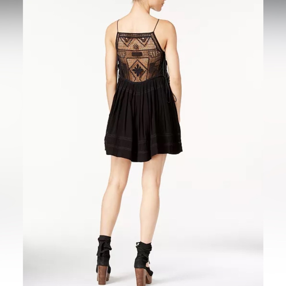 Free People Crocheted Illusion Dress